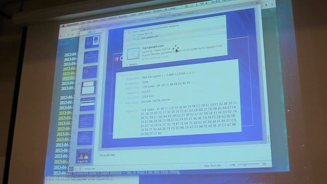 Sam's Network Security Class - Thurs 04/23/2013 - Understanding Cryptography Pt3 смотреть онлайн