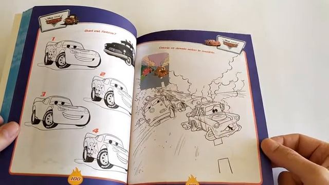 Disney Pixar Planes and Cars Activities Book Games Coloring Livre d'activités Jeux Coloriage McQuee смотреть онлайн