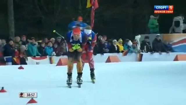 Биатлон 2014 2015 Эстафета Мужчины 15 01 2015 Рупольдинг Германия смотреть онлайн