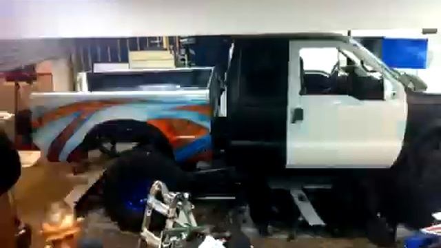 Full wrap black matte pick-up Ford F-250 time lapse смотреть онлайн