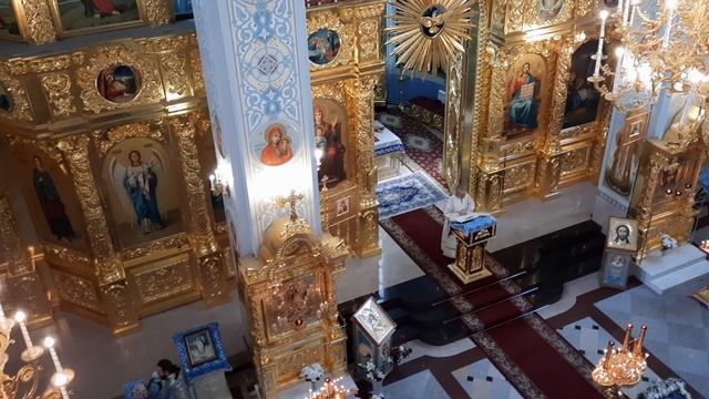 Чтение Евангелия на праздник Пресвятой Богородицы.Читает диакон Сергий Казачков смотреть онлайн