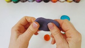 Как смешивать цвета для детей - пластилин Плей-До Play Doh играем и учимся 4K