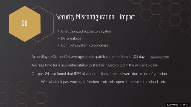 Cybersecurity for Web Developers - OWASP Top 10: #6 Security Misconfiguration смотреть онлайн