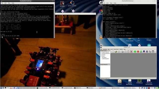 fischertechnik TXT controller : Mirft2 #172 - Intro, ssh, camera, Android, floor, Python, motor смотреть онлайн