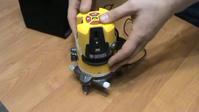 Denzel лазерный нивелир (уровень) смотреть онлайн