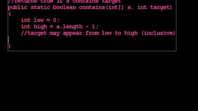 Binary Search 5: The Code смотреть онлайн