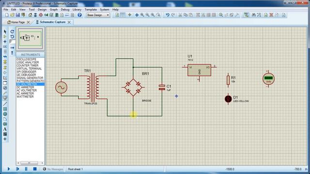 Power Supply Simulation on Proteus смотреть онлайн