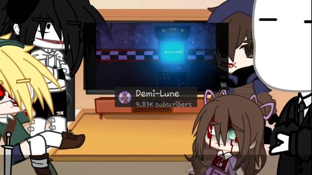 Creepypasta React To Afton Family Memes // FNAF And CREEPYPASTA |MY AU?|English