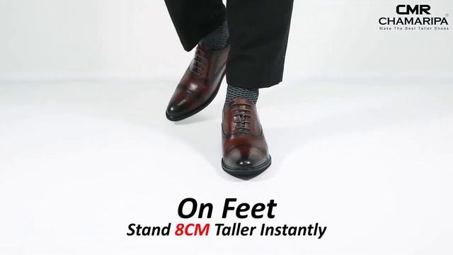 CMR CHAMARIPA 8CM Taller Dress Elevator Shoes For Men смотреть онлайн