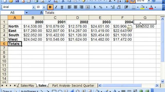 Excel 2003 Tutorial Cutting, Copying & Pasting Data Using Drag & Drop Microsoft Training Lesson 5.4 смотреть онлайн