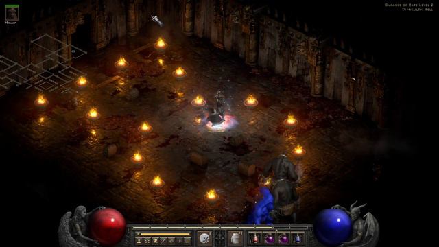 Diablo 2 Resurrected (Sorceress) Gameplay No Commentary [Firewall Orb] смотреть онлайн