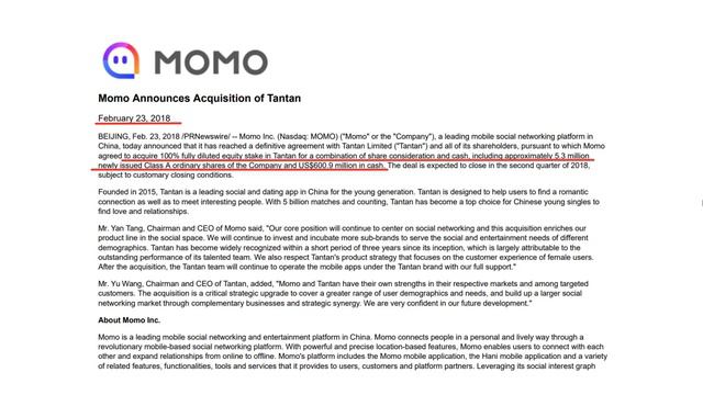 MOMO разбор акций, аналитика, риски. Часть 1. смотреть онлайн