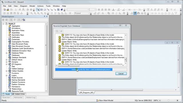 007 ERwin Data Modeler Reverse Engineering смотреть онлайн