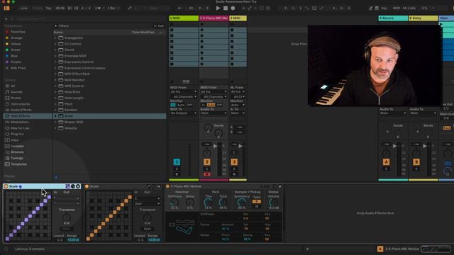 How to use Ableton 12 Scale Awareness and Advanced Scale Control via Max for Live in Ableton Live смотреть онлайн