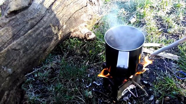 Разговор у мини печки-щепочницы смотреть онлайн