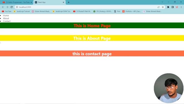 React & React Router Dom With Html To React Full Project - এক ভিডিওতে React JS শিখুন। смотреть онлайн
