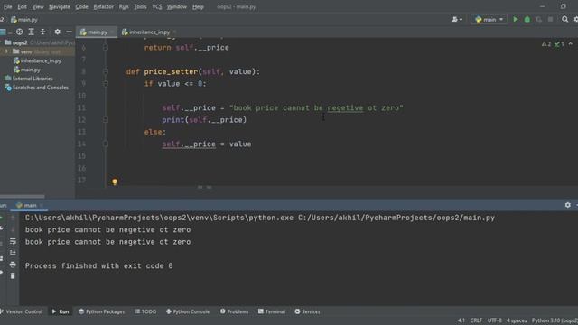 oops concepts part - 4.3, encapsulation in python . simple easy way . смотреть онлайн