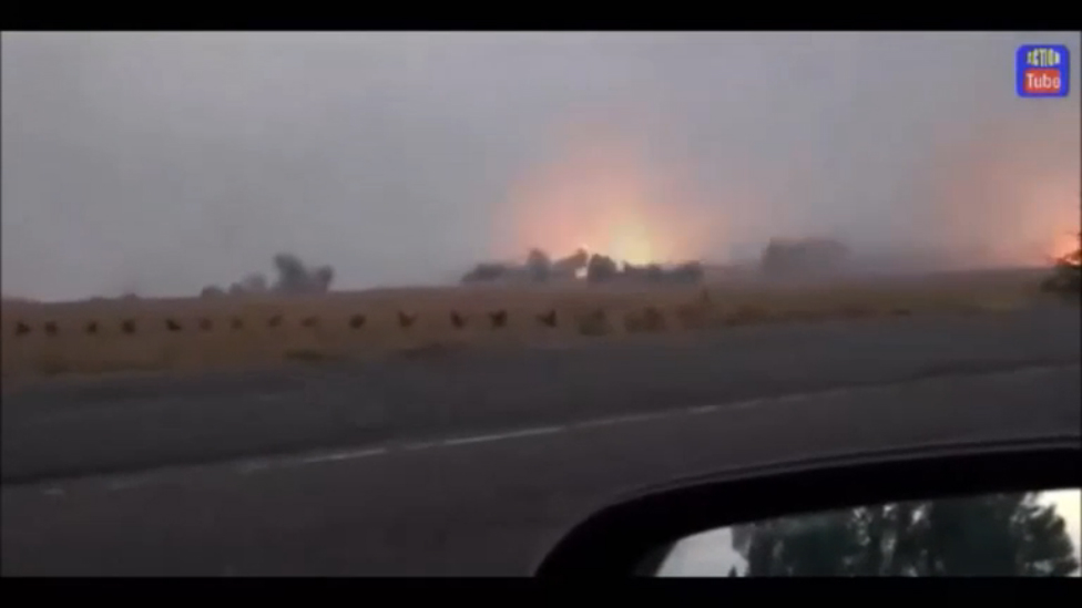 Работает град возле Мариуполя