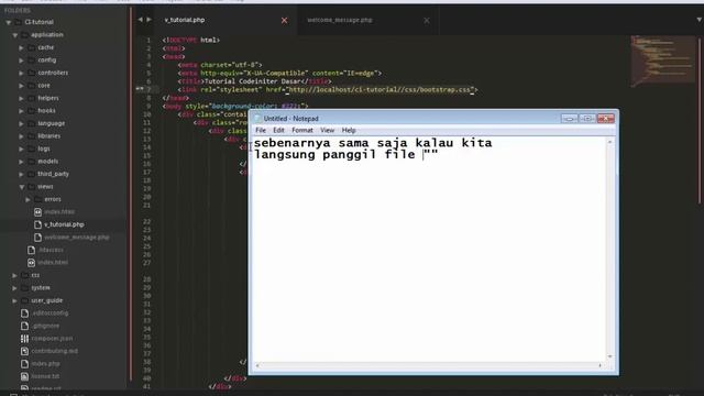 Tutorial Codeigniter Part 2 Menghapus File index.php #2 смотреть онлайн