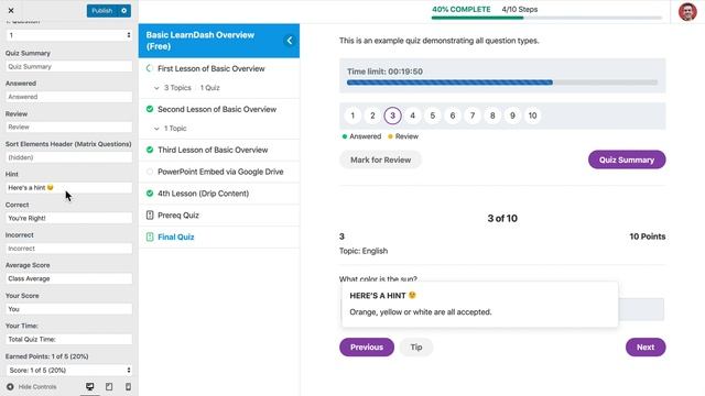 LearnDash Quiz Customizer - Customize Quiz Text, Buttons & Messages смотреть онлайн