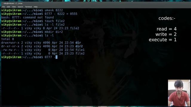 umask command in linux | set default permissions for files and directories in linux | umask -S смотреть онлайн