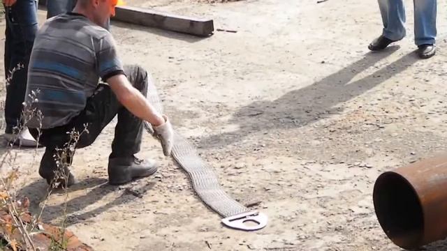 Ленточный строп из металлической сетки смотреть онлайн