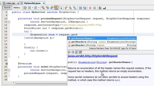 J2EE Tutorial For Beginners Printing Header Details Associated With Request Object смотреть онлайн