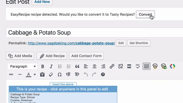 Converting from EasyRecipe to the Tasty Recipes Plugin смотреть онлайн