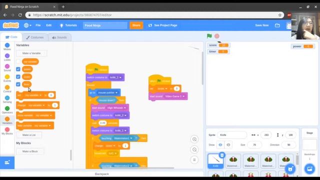 Scratch - Food Ninja 3 (Advanced) смотреть онлайн