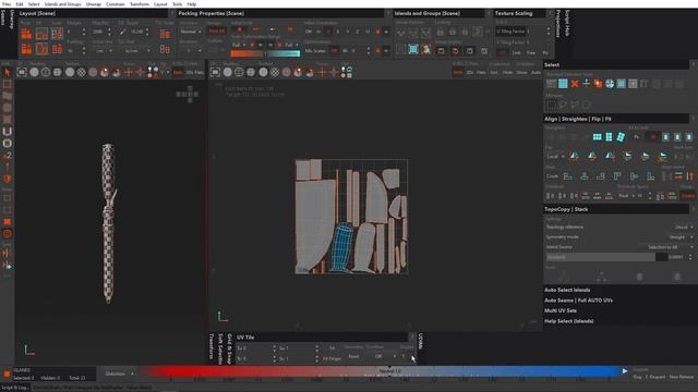 7. UDIM и трансформации в RizomUV — уроки на русском
