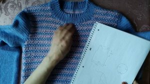Вязание //как просто связать джемпер для девочки 10-12 лет.