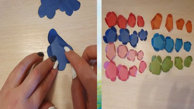 Объемная аппликация «Ваза с цветами» смотреть онлайн