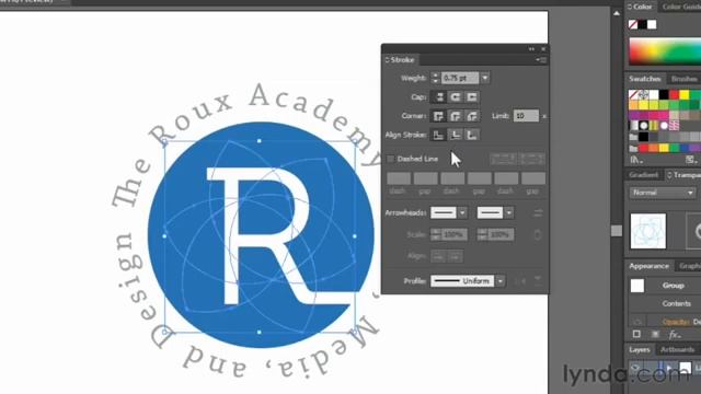 Урок #42 Работа с обводкой в Adobe Illustrator Полный курс обучение с нуля смотреть онлайн