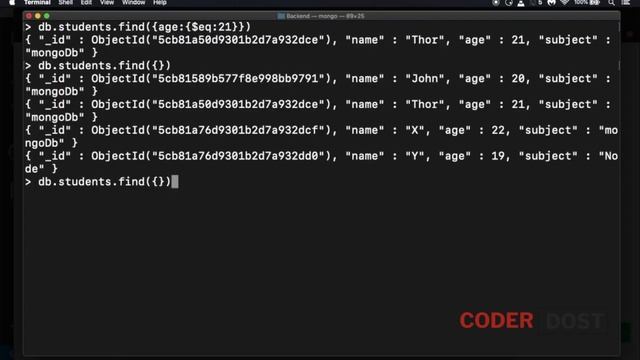 MongoDB select only required fields | MongoDB projection | MongoDB in Hindi #4 | #mongodb смотреть онлайн