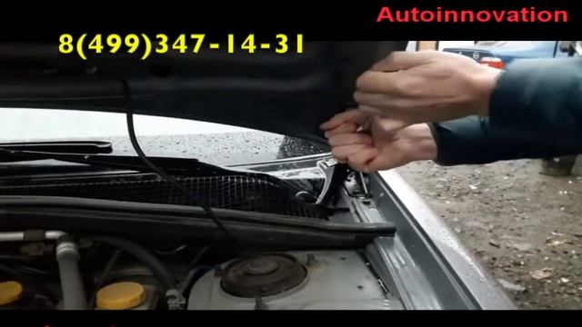 Амортизатор (упор) капота на Subaru Forester 07-02 (обзор, установка) смотреть онлайн