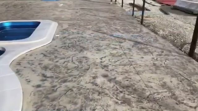 Декоративный печатный бетон в Сочи