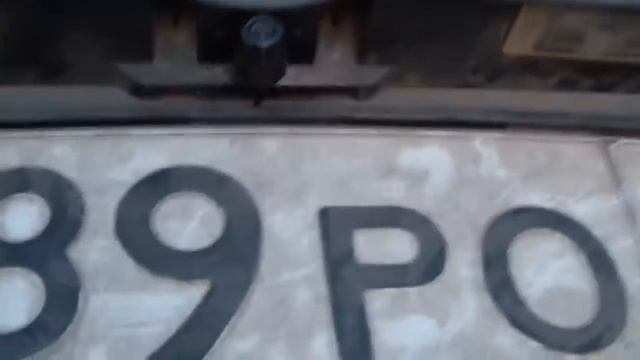 Установка камеры заднего хода на Калину