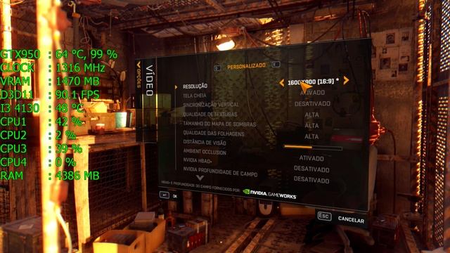 Dying Light Teste 3200x1800 DSR Nvidia Gráficos Lindos Na GTX 950 #53 смотреть онлайн