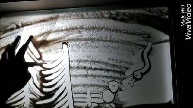 Рисование песком КУРИЦА С ЦЫПЛЯТАМИ Прокопьев Дмитрий смотреть онлайн