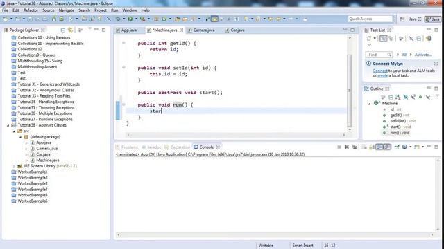Part 38: Abstract Classes смотреть онлайн