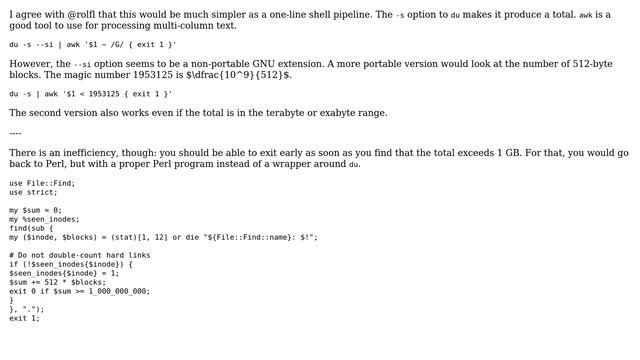 Code Review: Clean way to get size of directory (3 Solutions!!) смотреть онлайн