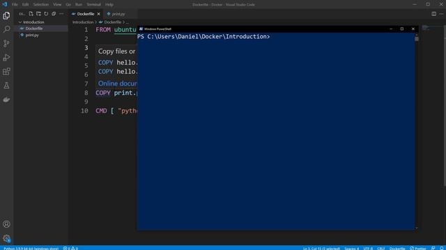 How to run Python scripts in a Docker container смотреть онлайн