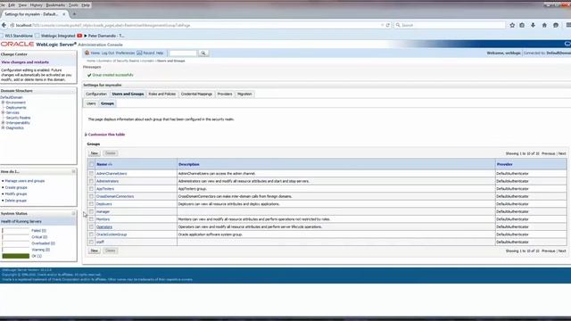 057 Weblogic: addUser to the LDAP Then set attributes and Roles смотреть онлайн