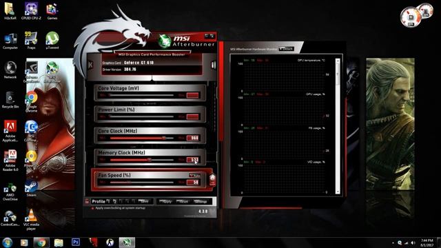 How to Overclock Nvidia GT610 to get max performance (MSI Afterburner) смотреть онлайн