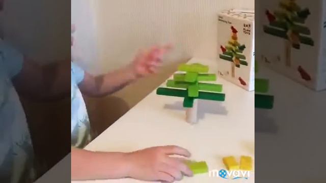 Головоломка «Балансирующее дерево» от Plan toys смотреть онлайн