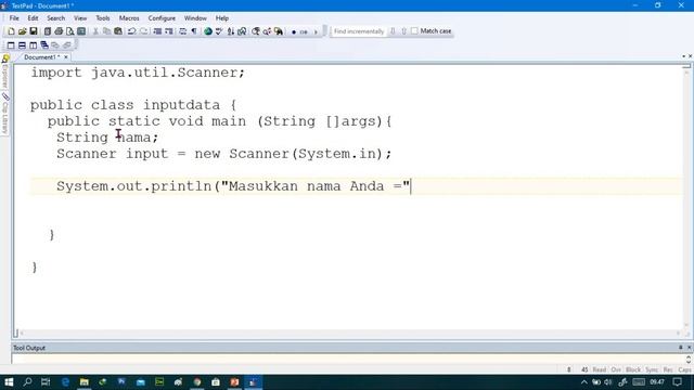 BELAJAR JAVA #4 CONTOH PROGRAM JAVA DENGAN FUNGSI SCANNER смотреть онлайн