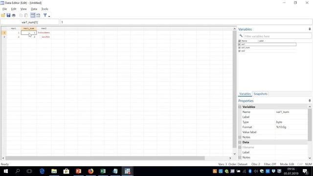 Stata: String-Variable in numerische Variable umwandeln: destring vs. encode смотреть онлайн