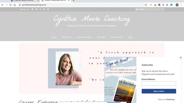Coaching Website Review for Cynthia смотреть онлайн