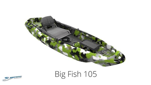 3 Waters Kayaks Big Fish 105 Fishing Kayak смотреть онлайн