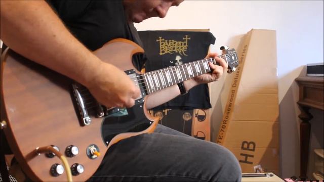 Epiphone SG G400 Worn Brown goes Flick of the switch album смотреть онлайн